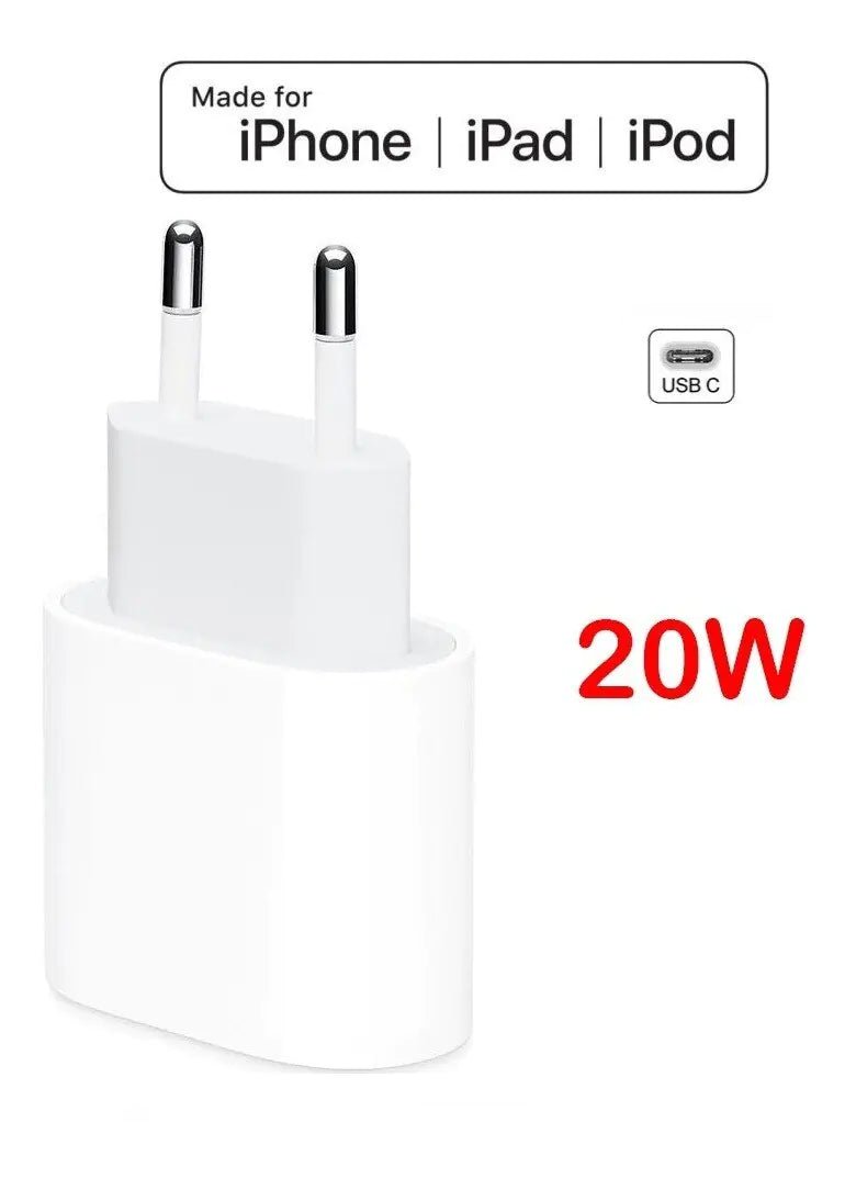 Pack 2-en-1 Ultra Rapide : Adaptateur USB-C 20W + Câble pour iPhone