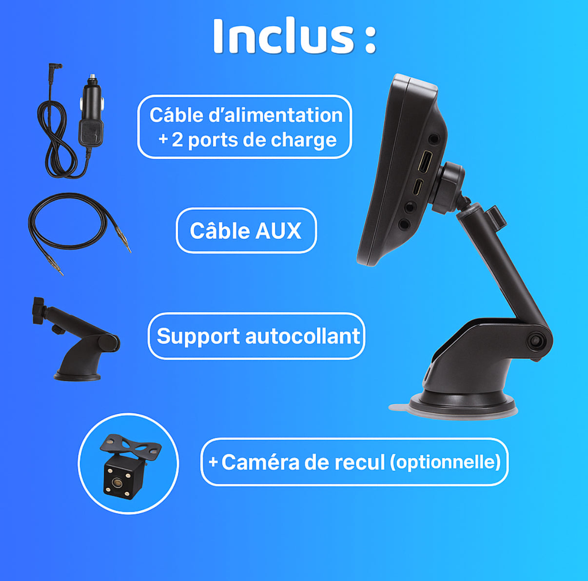 Carplay Pro™ - Écran Connecté 7"