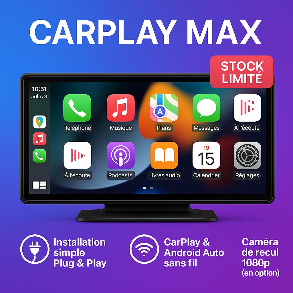Carplay Max™ - Écran Connecté 10,26"