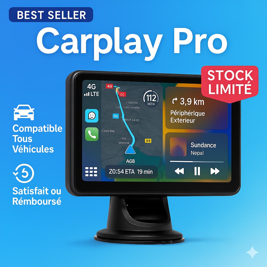 Carplay Pro™ - Écran Connecté 7"